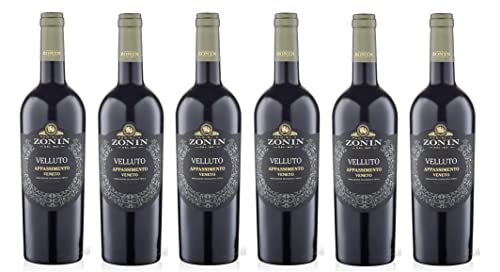 6x 0,75l - 2021er - Zonin - Velluto - Appassimento - Veneto I.G.P. - Italien - Rotwein trocken von ZONIN