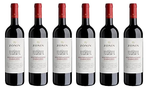 6x 0,75l - 2023er - Zonin - Montepulciano d'Abruzzo D.O.P. - Abruzzen - Italien - Rotwein trocken von ZONIN