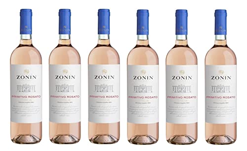 6x 0,75l - 2023er - Zonin - Primitivo Rosato - Puglia I.G.P. - Apulien - Italien - Rosé-Wein trocken von ZONIN