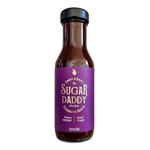 Sugar Daddy BBQ Sauce | ZOOZE | Plum & Hickory Barbecue Sauce | Feinkost Premium Grillsauce | Ohne Zusatzstoffe | süß und pikant | 260 ml | Handmade | edle Geschenke für Männer von ZOOZE