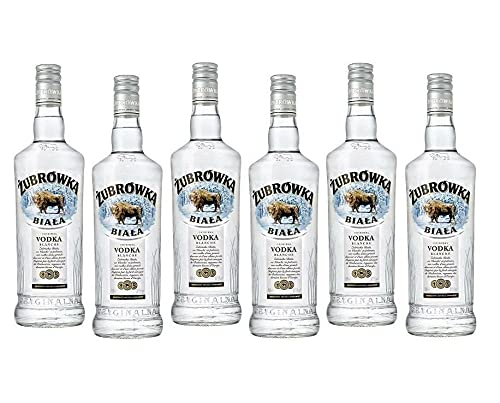 ZUBROWKA WODKA BIALA DAS ORIGINAL 1 LT - 6 FLASCHEN von ZUBROWKA