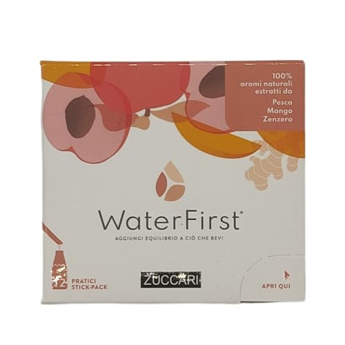 Zuccari WaterFirst Mango Ingwer Aroma für Wasser, 12 Stück von ZUCCARI