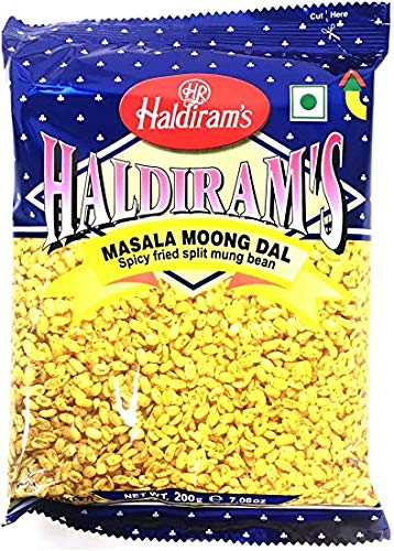 HALDIRAM'S Masala Moong DAL (Spicy Fried Split Mung Bean) 200 g (2 Stück) von ZZ