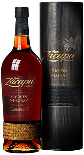 Ron Zacapa Centenario EDICIÓN NEGRA Sistema Solera Gran Reserva 43% Vol. 1l in Geschenkbox von Zacapa