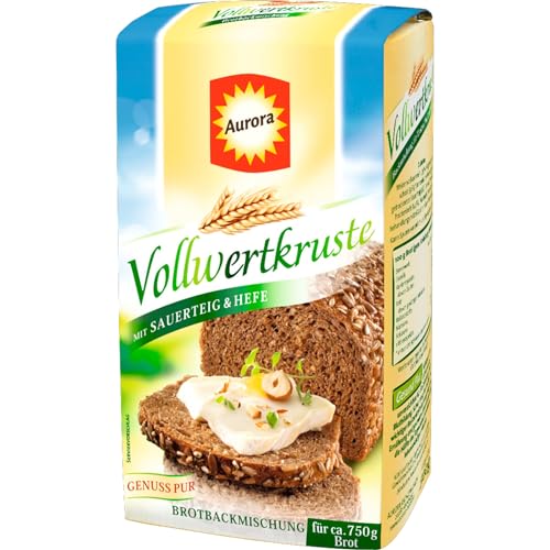 Aurora Vollwertkruste Backmischung 500g | mit Sauerteig & Hefe (6er Pack) von Zama4Zingo