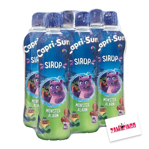 Capri-Sun Monsteralarm Sirup 600ml | Vegan | Getränk mit Fruchtgehalt (6) von Zama4Zingo