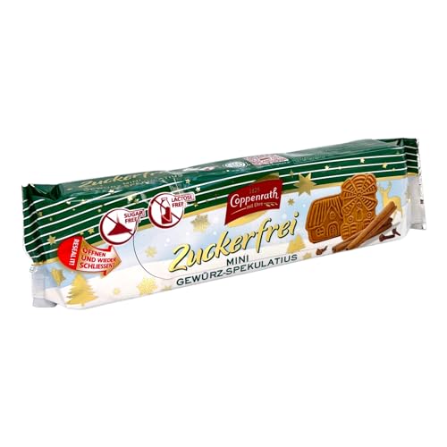 Coppenrath Mini Gewürz Spekulatius 150g | Laktosefrei, Zuckerfrei, Halal (1er Pack) von Zama4Zingo