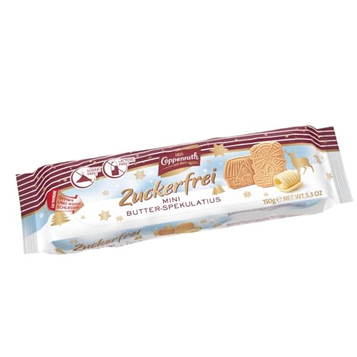 Coppenrath mini Butter-Spekulatius Zuckerfrei & Laktosefrei 150g (1er Pack) von Zama4Zingo