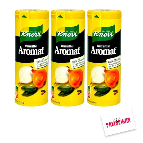 Knorr Aromat - Natürliches Würzmittel ohne Konservierungsstoffe 100g (3er Pack) von Zama4Zingo