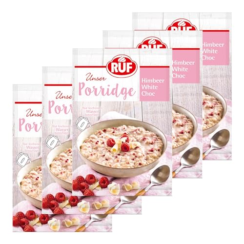 RUF Porridge Himbeer White Choc Haferflocken Hafermahlzeit 65g (13) von Zama4Zingo