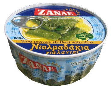 Grape Leaves stuffed with rice (zanae) 280g by parthenonfoods.com von Zanae