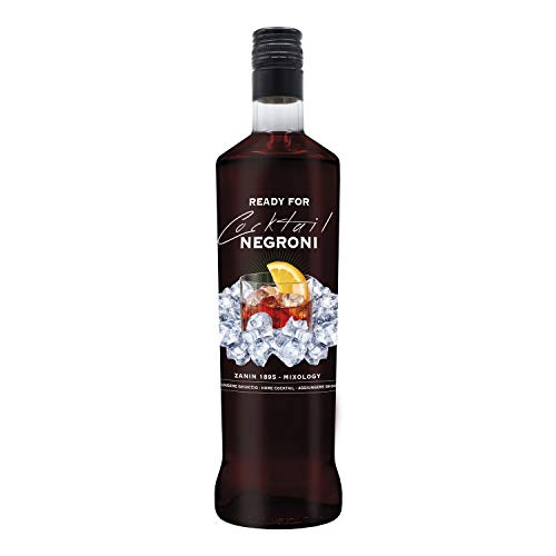 Zanin Cocktail Negroni 0,7l mit 25% vol. - Genussvoller italienischer Aperitif -"Ready to Drink" von Poiget