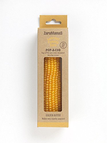 ZaraMama Gourmet Popcorn/Popcorn - Pop-A-Cob - Mikrowellen-Popcorn (Golden Butter, 1 x 90g) von Zaramamas