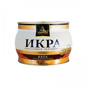 Kaviar - Zarendom Keta Lachskaviar Premium 250 g Dose - roter Kaviar - caviar - икра von Zarendom