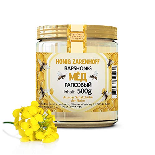 Honig, Rapshonig cremig 500 g von Zarenhoff