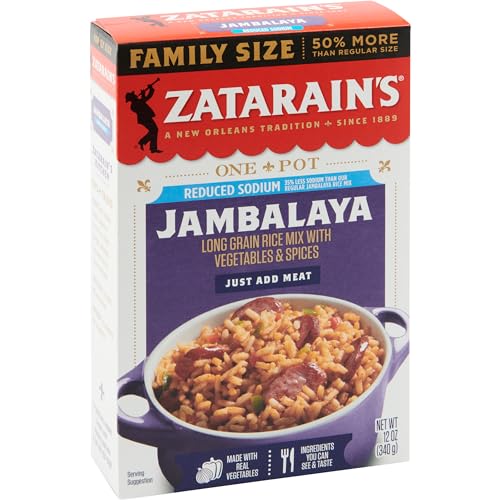 Zatarain's Jambalaya Mix reduziertes Natrium, 340 ml von Zatarain's