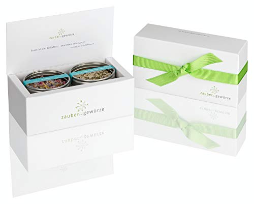 Zauber der Gewürze Das besondere Salze Gewürze Geschenkset | Gewürze Set mit 2 edlen Salzen in Premiumqualität, als Geschenk für Frauen & Männer, 110 g von Zauber der Gewürze