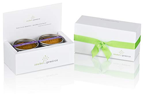 Zauber der Gewürze Indische Klassiker Gewürze Geschenkset | Gewürze Set mit 2 indischen Gewürzen in Premiumqualität, als Geschenk für Frauen & Männer, 110 g von Zauber der Gewürze