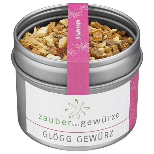 Zauber der Gewürze Glögg Gewürz – Gewürzmischung für skandinavischen Glühwein und andere Wintergetränke, 50 g von Zauber der Gewürze