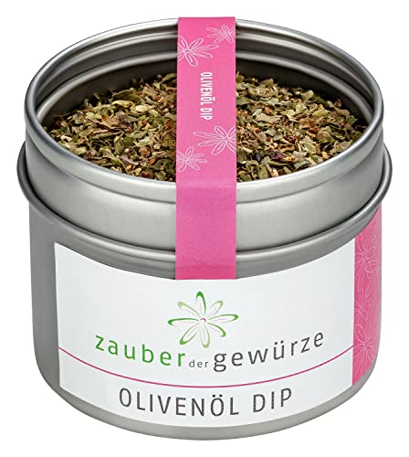 Zauber der Gewürze Olivenöl Dip – Mediterrane Gewürzmischung zum Dippen mit Olivenöl, auch für Marinaden & Antipasti, 30 g von Zauber der Gewürze