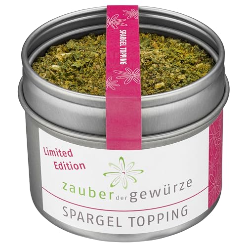 Zauber der Gewürze Spargel Topping - für weißen und grünen Spargel, Spargelsalat, Spargelrisotto, Spargelsuppe & weitere Spargelgerichte, 50 g von Zauber der Gewürze