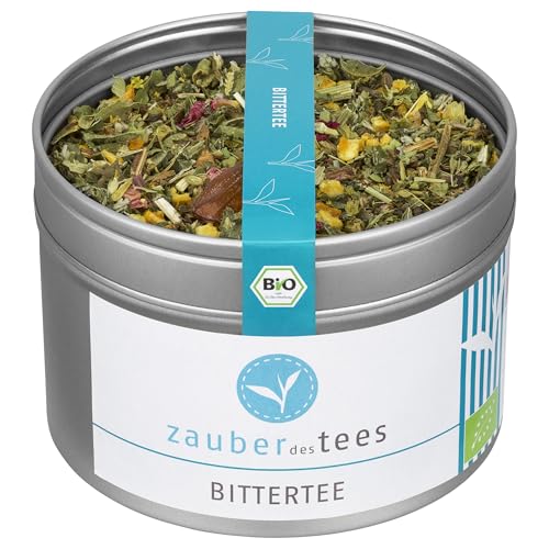 Zauber der Gewürze Bittertee Bio – hochwertiger, belebender Bitterkräuter Tee mit natürlichen Bitterstoffen aus ausgewählten Kräutern, 35 g von Zauber des Tees