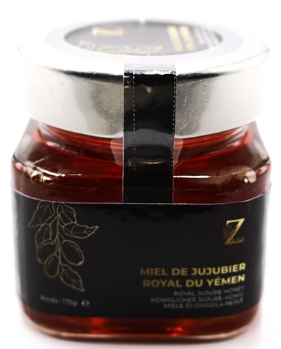 Königlicher Jujubierhonig aus dem Jemen 175 g, ein seltener und einzigartiger Honig – 100% natürlich, ohne Konservierungsstoffe. von Zayti