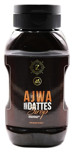 Medina Ajwa Dattelmelasse – 350 g | Datumssirup | Fairtrade | Zayti | 380 g 100 % natürlich | natürlicher Karamellsirup von Zayti