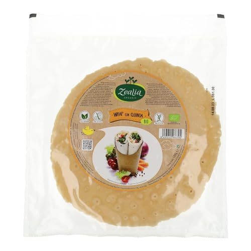 Bio glutenfreie Quinoa Wrap 120 G von Zealia Bio