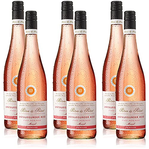 6 Flaschen Peter & Peter Spätburgunder Pinot Noir Rosé Mosel QbA, feinherb (6x0,75 l) von Zeelec