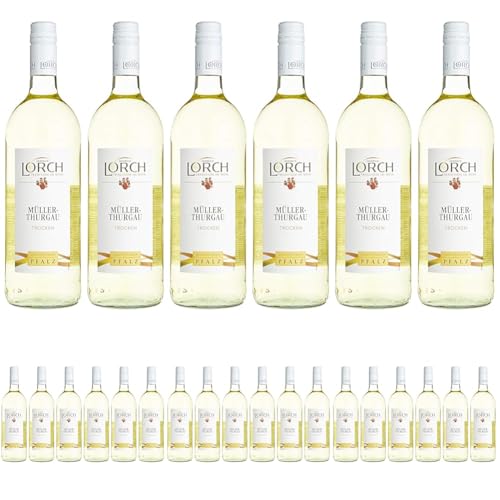 Lorch Müller-Thurgau Trocken (6 x 1l) (Packung mit 4) von Zeelec