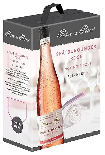 Peter & Peter Spätburgunder Rosé Qualitätswein feinherb (1 x 3 l) von Zeelec