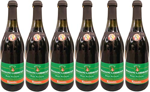 Roter Perlwein Regiano Lambrusco, Italien (6x0,75L) von Zeelec