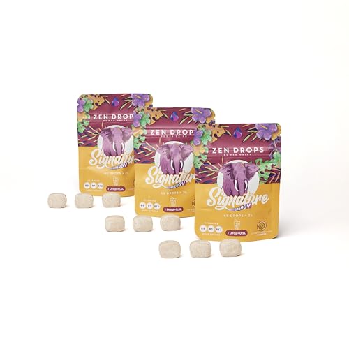 ZEN DROPS – 3er Pack mit 12x sprudelnde Vitamin-Drink-Lösung | Powerdrink | Schnelle & einfache Aufnahme | Zuckerfrei | Made in Germany (SIGNATURE Edition - 3er Pack) von Zen Drops