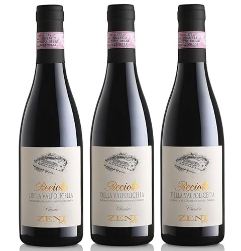 3x 0,375l - 2022er - Zeni - Recioto della Valpolicella D.O.C.G. - Veneto - Italien - Rotwein süß - Dessertwein von Zeni