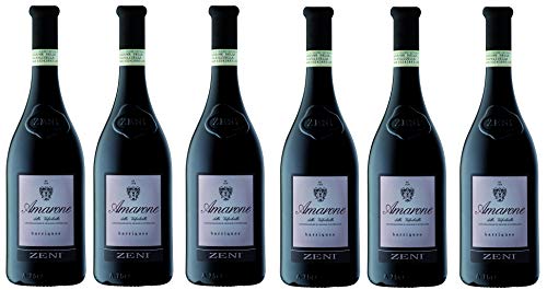 6x 0,75l - 2017er - Zeni - Barriques - Amarone della Valpolicella Classico D.O.C.G. - Veneto - Italien - Rotwein trocken von Zeni