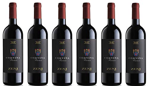 6x 0,75l - 2020er - Zeni - Corvina Veronese - Veneto I.G.P.- Italien - Rotwein trocken von Zeni