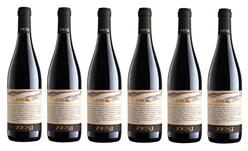 6x 0,75l - 2021er - Zeni - Costalago - Rosso del Veronese - Veneto I.G.P. - Veneto - Italien - Rotwein trocken von Zeni