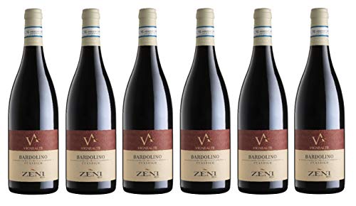 6x 0,75l - 2022er - Zeni - Vigne Alte - Bardolino Classico D.O.P. - Veneto - Italien - Rotwein trocken von Zeni