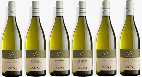 6x 0,75l - 2023er - Zeni - Vigne Alte - Bianco di Custoza D.O.P. - Veneto - Italien - Weißwein trocken von Zeni