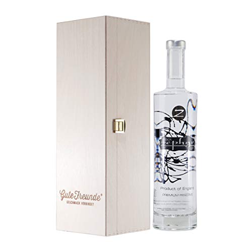 Zephyr Black Gin mit Geschenk-Holzkiste von Zephyr