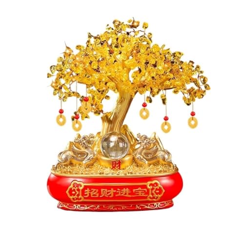 Feng Shui Baumdekoration für den Innenbereich, Kristallbaum des Lebens, Citrin-Glücksbaum, Glücksbaum, Chakra-Baum, Geldbaum-Ornament, Glück anziehendes Feng-Shui-Dekor, spirituelles Geschenk , für Zu von Zephyria