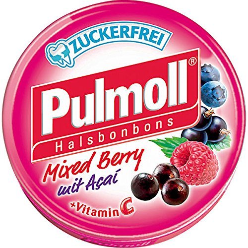 10 Boxen Pulmoll Mixed Berry mit Acai ohne Zucker (Stevia)0g zuckerfrei a 50g von Zertus