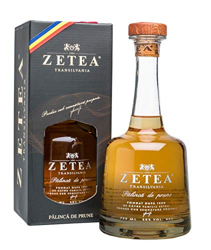 Zetea Transilvania - Palinca de Prune | Zwetschgenbrand aus Rumänien | Spirituose, Flasche mit 700 ml, 50% Vol. von Zetea