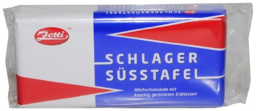 Goldeck Süßwaren GmbH: Zetti Schlagersüsstafel - 1 Packung mit 3 Tafeln à 100 gr von Zetti