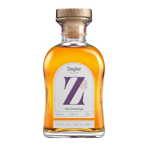 Brennerei Ziegler I Alte Zwetschge Obstbrand I 50 cl I 43% vol I Grand Gold Gewinner ISW 2022 von Ziegler