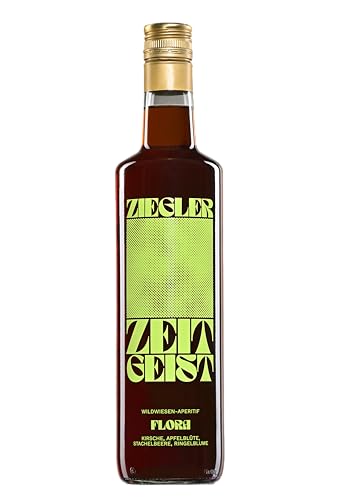 Zeitgeist Wildwiesen-Aperitif Flora | Kirsche, Apfelblüte, Stachelbeere, Ringelblume | 700 ml | Vegan | Fizzz Newcomer Award 2022 von Ziegler