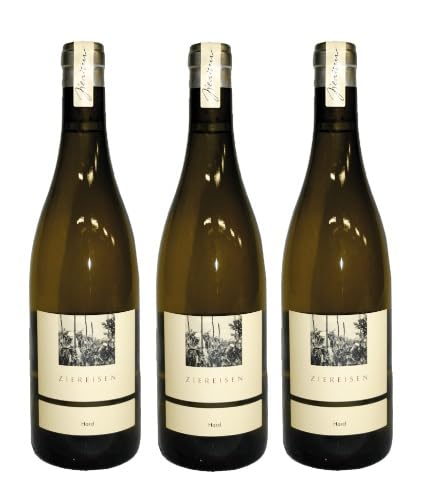 3x 0,75l - 2021er - Weingut Ziereisen - Hard - Chardonnay - Qualitätswein Baden - Deutschland - Weißwein trocken von Ziereisen