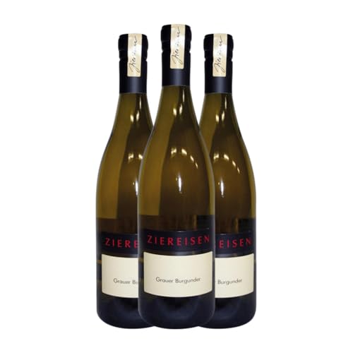 Ziereisen Grauburgunder Trocken Baden 75 cl Weißwein (Karton mit 3 Flaschen von 75 cl) von Ziereisen