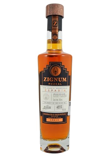 Zignum Mezcal Añejo 100% Agave 38% Vol. 0,7l in Geschenkbox von Zignum